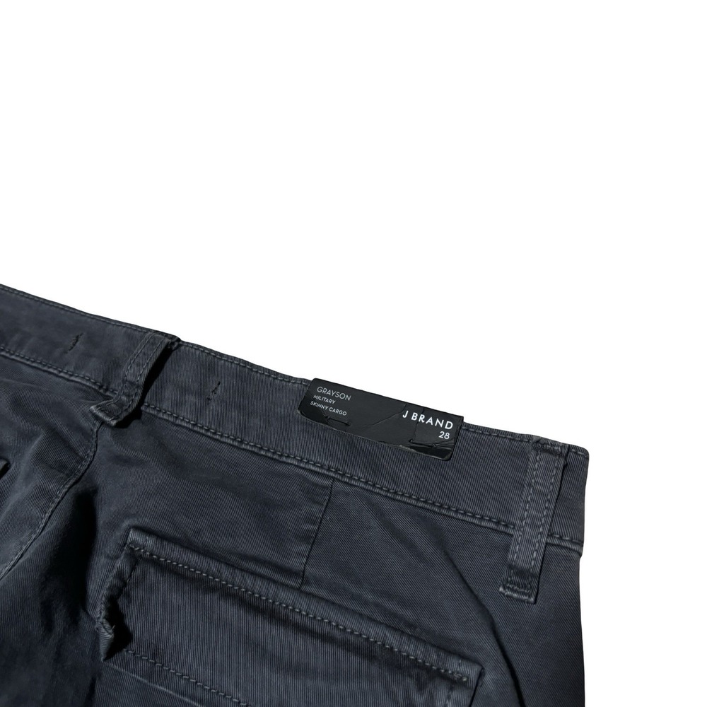 J Brand Grayson Women's Military Skinny Cargo Pants VIN BLK Size 28 x 28 - Picture 6 of 8
